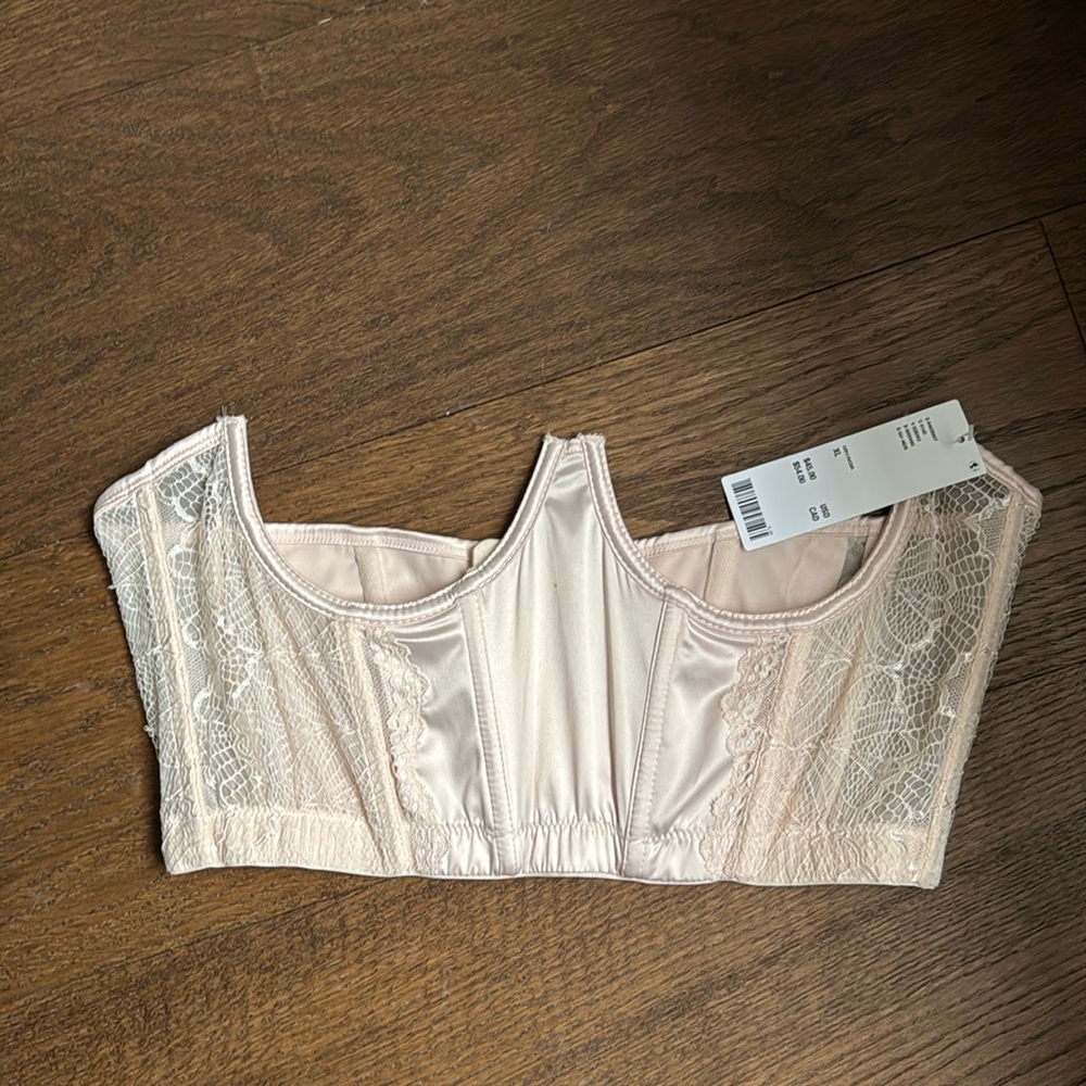 Urban Outfitters Ivory Lace Corset